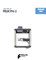 FELIXprinters FELIX Pro 2 User Manual предпросмотр