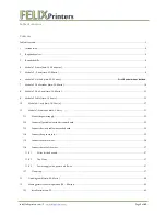 Preview for 2 page of FELIXrobotics Felix 1.0 Instruction Manual