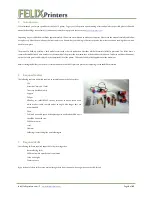 Preview for 4 page of FELIXrobotics Felix 1.0 Instruction Manual