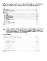 Preview for 2 page of Felker FTS-15 Operating Instructions And Parts List Manual