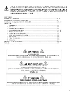 Preview for 3 page of Felker FTS-15 Operating Instructions And Parts List Manual