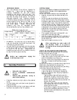 Preview for 14 page of Felker FTS-15 Operating Instructions And Parts List Manual