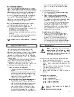 Preview for 15 page of Felker FTS-15 Operating Instructions And Parts List Manual