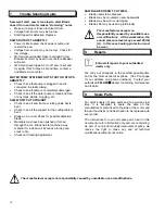 Preview for 16 page of Felker FTS-15 Operating Instructions And Parts List Manual