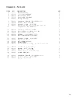 Preview for 23 page of Felker Mason Mate II Operating Instructions And Parts List Manual