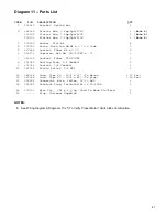 Preview for 41 page of Felker Mason Mate II Operating Instructions And Parts List Manual