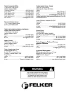 Предварительный просмотр 52 страницы Felker PaverMatePM-15HT Operating Instructions Manual