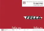 Fella TS 880 PRO Operator'S Manual preview