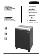 Fellowes 1324S Operating Instructions Manual preview