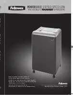 Fellowes 2127C Instructions Manual preview