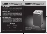 Предварительный просмотр 8 страницы Fellowes 2326S Instructions Manual