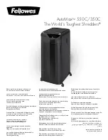 Fellowes 28972J Manual preview