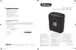 Fellowes 4631101 Manual preview