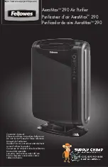 Предварительный просмотр 1 страницы Fellowes AeraMax 290 Operator'S Manual