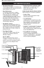 Предварительный просмотр 5 страницы Fellowes AeraMax 290 Operator'S Manual