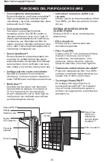 Предварительный просмотр 25 страницы Fellowes AeraMax 290 Operator'S Manual