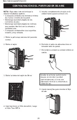 Предварительный просмотр 26 страницы Fellowes AeraMax 290 Operator'S Manual