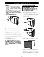 Предварительный просмотр 29 страницы Fellowes AeraMax Pet PT65 Operator'S Manual