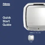 Fellowes AERAMAX PRO AM3 Quick Start Manual предпросмотр