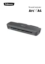 Предварительный просмотр 1 страницы Fellowes Arc A4 Instructions Manual