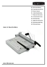 Fellowes Astro A4 Operating Instructions Manual preview