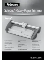 Preview for 1 page of Fellowes Atom Instructions