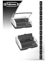 Fellowes Binding Machine Instructions Manual preview