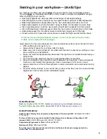 Preview for 5 page of Fellowes C.S. Ergonomics RH 300 Brochure