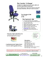 Preview for 12 page of Fellowes C.S. Ergonomics RH 300 Brochure