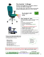 Preview for 13 page of Fellowes C.S. Ergonomics RH 300 Brochure