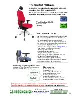 Preview for 14 page of Fellowes C.S. Ergonomics RH 300 Brochure