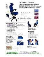 Preview for 15 page of Fellowes C.S. Ergonomics RH 300 Brochure