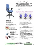 Preview for 16 page of Fellowes C.S. Ergonomics RH 300 Brochure