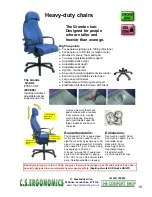 Preview for 18 page of Fellowes C.S. Ergonomics RH 300 Brochure