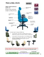 Preview for 20 page of Fellowes C.S. Ergonomics RH 300 Brochure