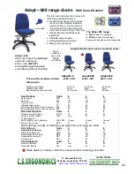 Preview for 24 page of Fellowes C.S. Ergonomics RH 300 Brochure