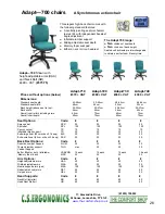 Preview for 26 page of Fellowes C.S. Ergonomics RH 300 Brochure