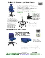 Preview for 27 page of Fellowes C.S. Ergonomics RH 300 Brochure