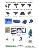 Preview for 28 page of Fellowes C.S. Ergonomics RH 300 Brochure