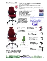 Preview for 29 page of Fellowes C.S. Ergonomics RH 300 Brochure