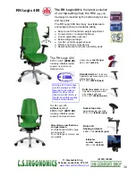 Preview for 30 page of Fellowes C.S. Ergonomics RH 300 Brochure