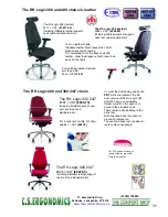 Preview for 31 page of Fellowes C.S. Ergonomics RH 300 Brochure