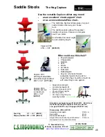 Preview for 46 page of Fellowes C.S. Ergonomics RH 300 Brochure