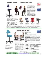 Preview for 47 page of Fellowes C.S. Ergonomics RH 300 Brochure