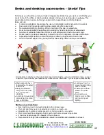 Preview for 49 page of Fellowes C.S. Ergonomics RH 300 Brochure