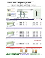 Preview for 53 page of Fellowes C.S. Ergonomics RH 300 Brochure