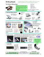 Preview for 61 page of Fellowes C.S. Ergonomics RH 300 Brochure