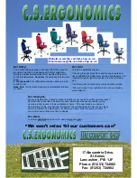 Preview for 70 page of Fellowes C.S. Ergonomics RH 300 Brochure