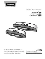 Fellowes Callisto 95 Instructions Manual preview