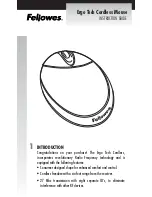 Fellowes Cordless Instruction Manual preview